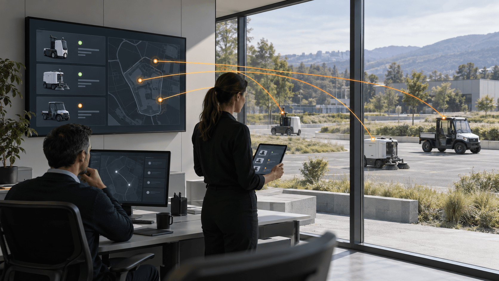 Piattaforma OEM che gestisce provisioning, attivazione e monitoraggio di macchine connesse